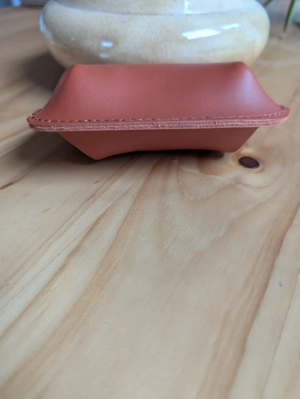 Portland Leather - Small Pinch Pouch - Honey - Like New